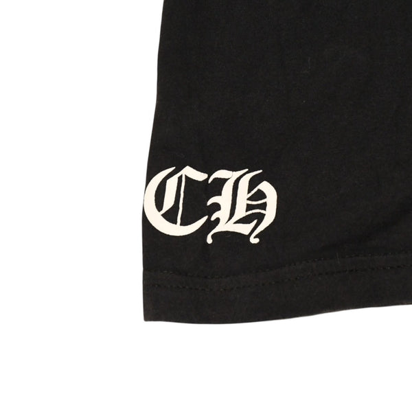 CHROME HEARTS クロムハーツ 半袖Tシャツ サイズS CHプラス オールドイングリッシュ スクロールラベル ブラック 美品 中古 4a006277