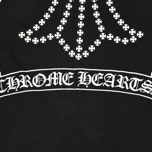 CHROME HEARTS クロムハーツ 半袖Tシャツ サイズS CHプラス オールドイングリッシュ スクロールラベル ブラック 美品 中古 4a006277