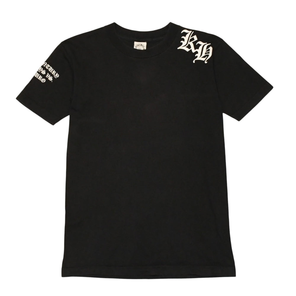 CHROME HEARTS クロムハーツ × KYOSUKE HIMURO 氷室京介 半袖Tシャツ サイズS CHクロス ライブ限定 ヒムロック 美品 中古 4a006283
