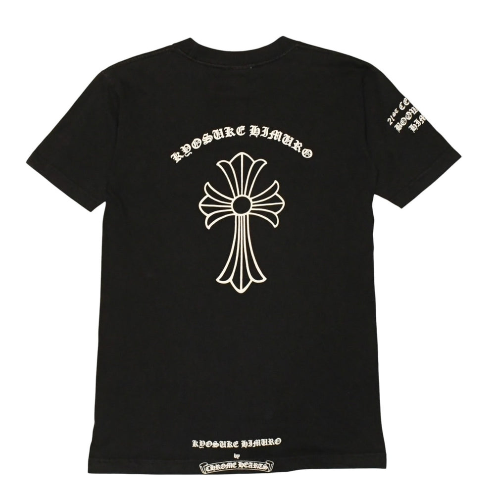 CHROME HEARTS クロムハーツ × KYOSUKE HIMURO 氷室京介 半袖Tシャツ サイズS CHクロス ライブ限定 ヒムロック 美品 中古 4a006283
