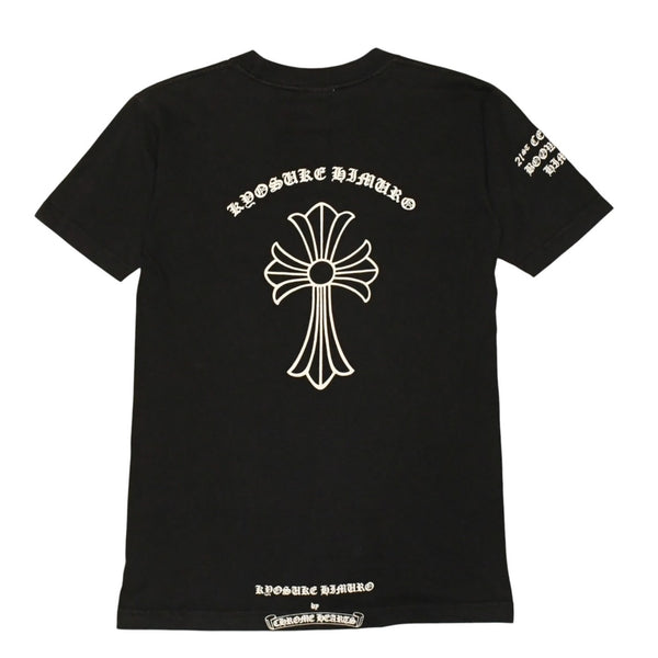 CHROME HEARTS クロムハーツ × KYOSUKE HIMURO 氷室京介 半袖Tシャツ サイズS CHクロス ライブ限定 ヒムロック 美品 中古 4a006283