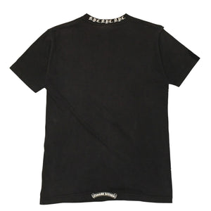 CHROME HEARTS クロムハーツ オールド 半袖Tシャツ サイズS NYC限定 オールドイングリッシュ ネックロゴ ブラック 美品 中古 4a006280