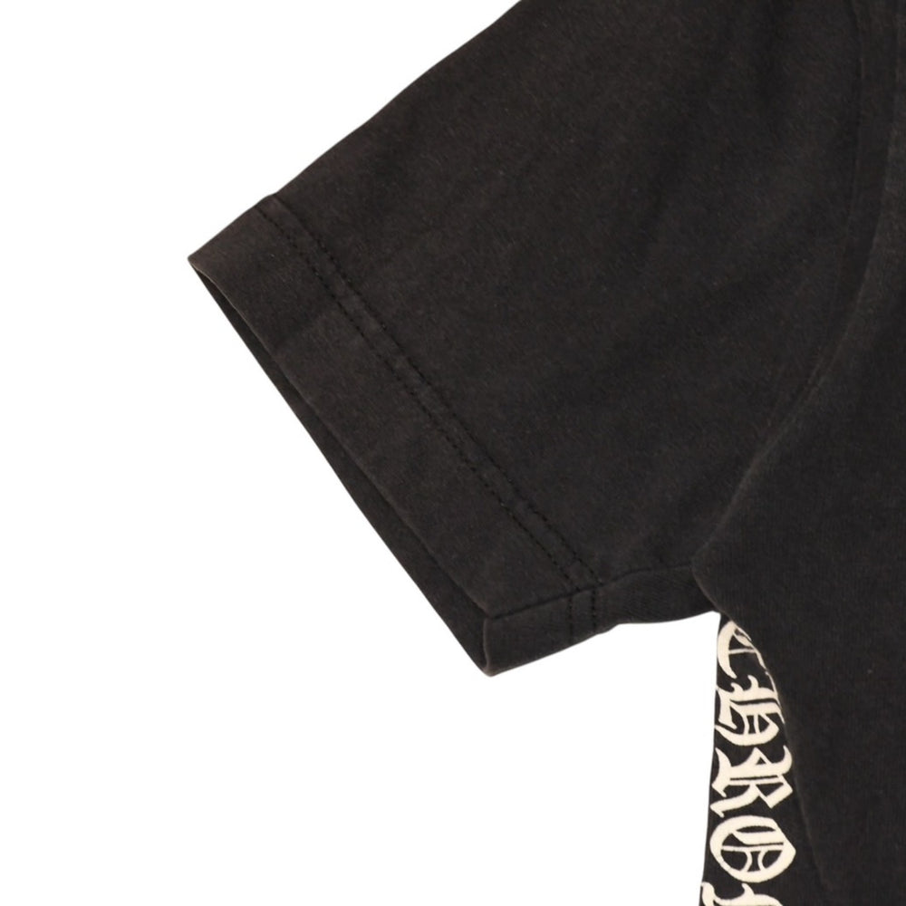 CHROME HEARTS クロムハーツ オールド 半袖Tシャツ サイズS NYC限定 オールドイングリッシュ ネックロゴ ブラック 美品 中古 4a006280