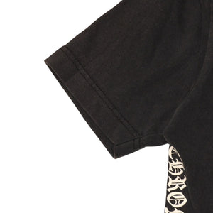 CHROME HEARTS クロムハーツ オールド 半袖Tシャツ サイズS NYC限定 オールドイングリッシュ ネックロゴ ブラック 美品 中古 4a006280