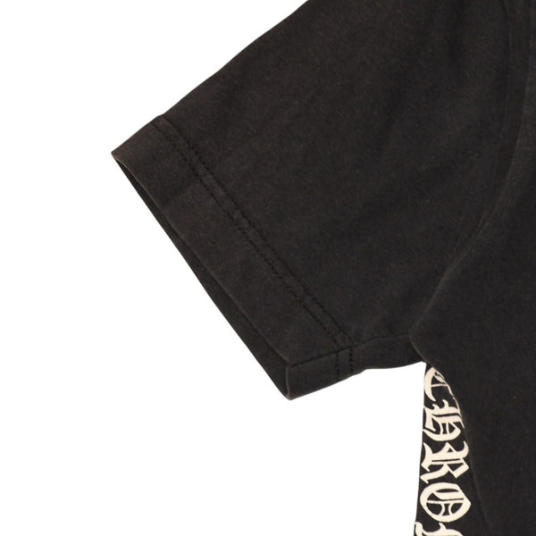 CHROME HEARTS クロムハーツ オールド 半袖Tシャツ サイズS NYC限定 オールドイングリッシュ ネックロゴ ブラック 美品 中古 4a006280