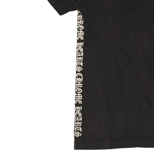 CHROME HEARTS クロムハーツ オールド 半袖Tシャツ サイズS NYC限定 オールドイングリッシュ ネックロゴ ブラック 美品 中古 4a006280