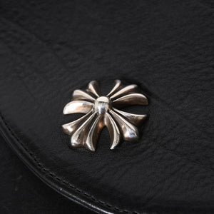 極美品 CHROME HEARTS クロムハーツ ショルダーバッグ 2WAY CHプラス装飾 ガンスリンガー クロスボール ブラック シルバー925 中古 4a006292