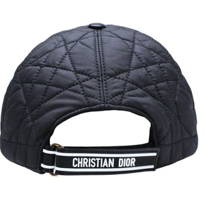 Like new DIOR D-Player Baseball Cap Quilted 25PCA922A153 Black Size 57 Used 4a006373