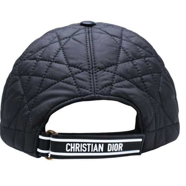 Like new DIOR D-Player Baseball Cap Quilted 25PCA922A153 Black Size 57 Used 4a006373