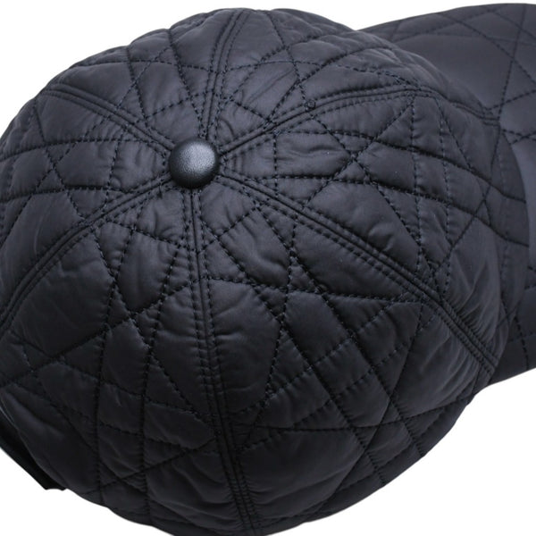Like new DIOR D-Player Baseball Cap Quilted 25PCA922A153 Black Size 57 Used 4a006373