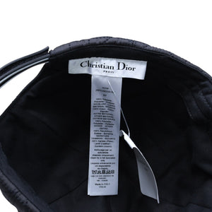 Like new DIOR D-Player Baseball Cap Quilted 25PCA922A153 Black Size 57 Used 4a006373