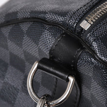 画像をギャラリービューアに読み込む, 新品同様品 LOUIS VUITTON ルイヴィトン キーポルバンドリエール55 ボストンバッグ N41413 ダミエグラフィット ブラック 中古 4a006509