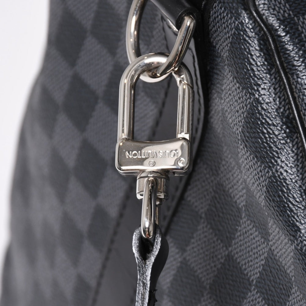 新品同様品 LOUIS VUITTON ルイヴィトン キーポルバンドリエール55 ボストンバッグ N41413 ダミエグラフィット ブラック 中古 4a006509