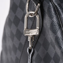 画像をギャラリービューアに読み込む, 新品同様品 LOUIS VUITTON ルイヴィトン キーポルバンドリエール55 ボストンバッグ N41413 ダミエグラフィット ブラック 中古 4a006509
