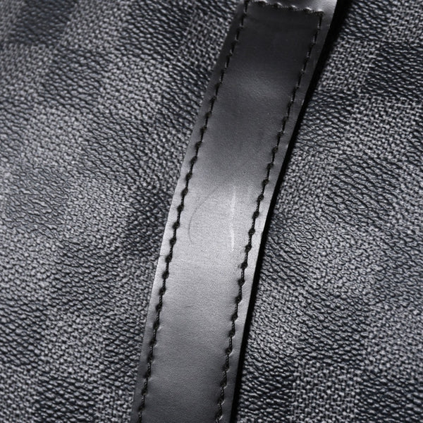 新品同様品 LOUIS VUITTON ルイヴィトン キーポルバンドリエール55 ボストンバッグ N41413 ダミエグラフィット ブラック 中古 4a006509