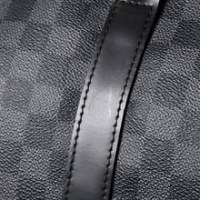 画像をギャラリービューアに読み込む, 新品同様品 LOUIS VUITTON ルイヴィトン キーポルバンドリエール55 ボストンバッグ N41413 ダミエグラフィット ブラック 中古 4a006509