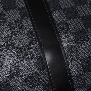 新品同様品 LOUIS VUITTON ルイヴィトン キーポルバンドリエール55 ボストンバッグ N41413 ダミエグラフィット ブラック 中古 4a006509