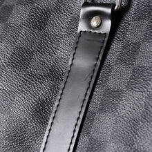 画像をギャラリービューアに読み込む, 新品同様品 LOUIS VUITTON ルイヴィトン キーポルバンドリエール55 ボストンバッグ N41413 ダミエグラフィット ブラック 中古 4a006509