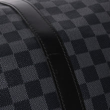 画像をギャラリービューアに読み込む, 新品同様品 LOUIS VUITTON ルイヴィトン キーポルバンドリエール55 ボストンバッグ N41413 ダミエグラフィット ブラック 中古 4a006509