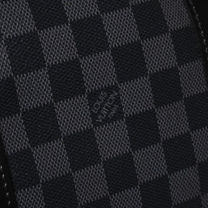 新品同様品 LOUIS VUITTON ルイヴィトン キーポルバンドリエール55 ボストンバッグ N41413 ダミエグラフィット ブラック 中古 4a006509