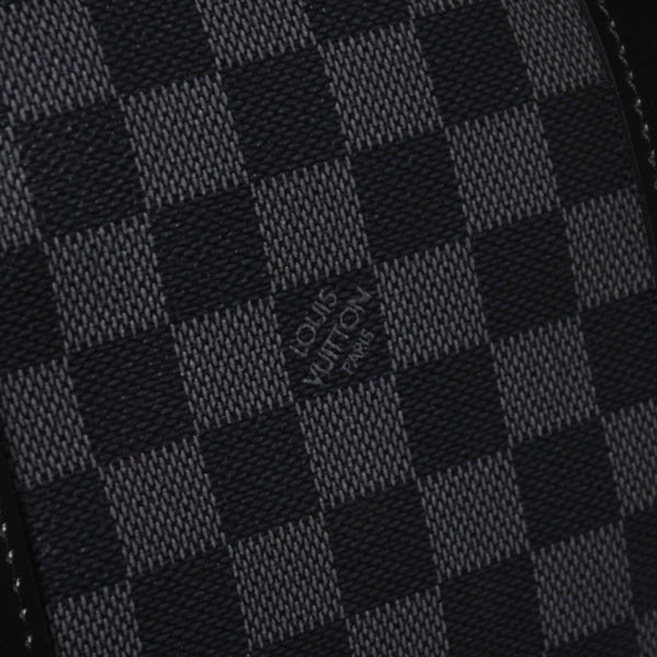 新品同様品 LOUIS VUITTON ルイヴィトン キーポルバンドリエール55 ボストンバッグ N41413 ダミエグラフィット ブラック 中古 4a006509