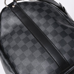 新品同様品 LOUIS VUITTON ルイヴィトン キーポルバンドリエール45 M40569 モノグラムエクリプスキャンバス ブラック レザー 中古 4a006508