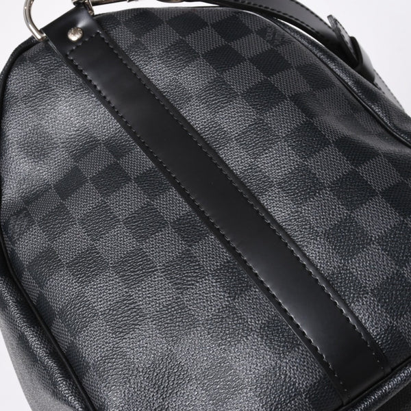 新品同様品 LOUIS VUITTON ルイヴィトン キーポルバンドリエール45 M40569 モノグラムエクリプスキャンバス ブラック レザー 中古 4a006508