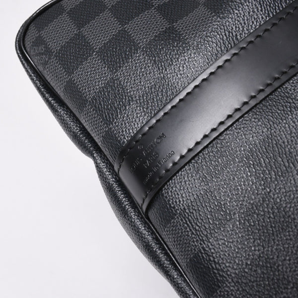 新品同様品 LOUIS VUITTON ルイヴィトン キーポルバンドリエール45 M40569 モノグラムエクリプスキャンバス ブラック レザー 中古 4a006508