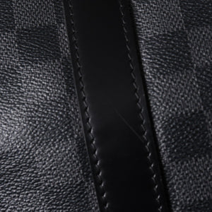 新品同様品 LOUIS VUITTON ルイヴィトン キーポルバンドリエール45 M40569 モノグラムエクリプスキャンバス ブラック レザー 中古 4a006508