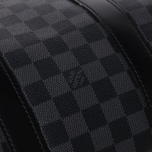画像をギャラリービューアに読み込む, 新品同様品 LOUIS VUITTON ルイヴィトン キーポルバンドリエール45 M40569 モノグラムエクリプスキャンバス ブラック レザー 中古 4a006508