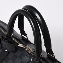 画像をギャラリービューアに読み込む, 新品同様品 LOUIS VUITTON ルイヴィトン キーポルバンドリエール45 M40569 モノグラムエクリプスキャンバス ブラック レザー 中古 4a006508