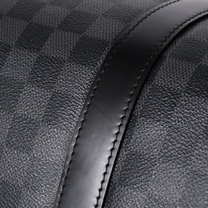 新品同様品 LOUIS VUITTON ルイヴィトン キーポルバンドリエール45 M40569 モノグラムエクリプスキャンバス ブラック レザー 中古 4a006508