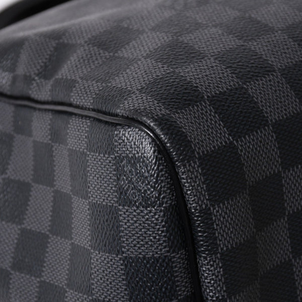 新品同様品 LOUIS VUITTON ルイヴィトン キーポルバンドリエール45 M40569 モノグラムエクリプスキャンバス ブラック レザー 中古 4a006508