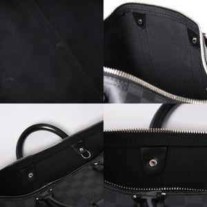 新品同様品 LOUIS VUITTON ルイヴィトン キーポルバンドリエール45 M40569 モノグラムエクリプスキャンバス ブラック レザー 中古 4a006508