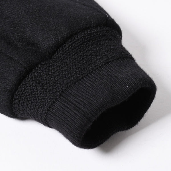 極美品 SAINT LAURENT サンローラン バーシティジャケット テディジャケット ジャケット 354718 ブラック サイズ52 中古 4a006345