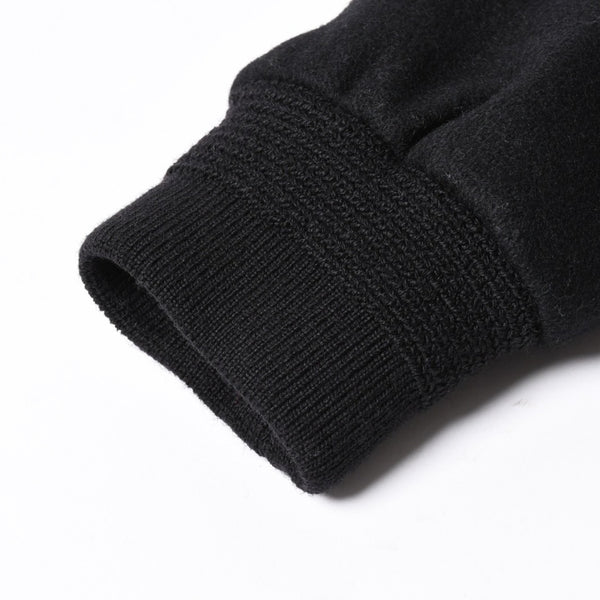 極美品 SAINT LAURENT サンローラン バーシティジャケット テディジャケット ジャケット 354718 ブラック サイズ52 中古 4a006345