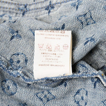 画像をギャラリービューアに読み込む, 極美品 Louis Vuitton ルイヴィトン モノグラム デニムジャケット 08ss RW052W WHJA01CF7 ブルー サイズ38 中古 4a006349