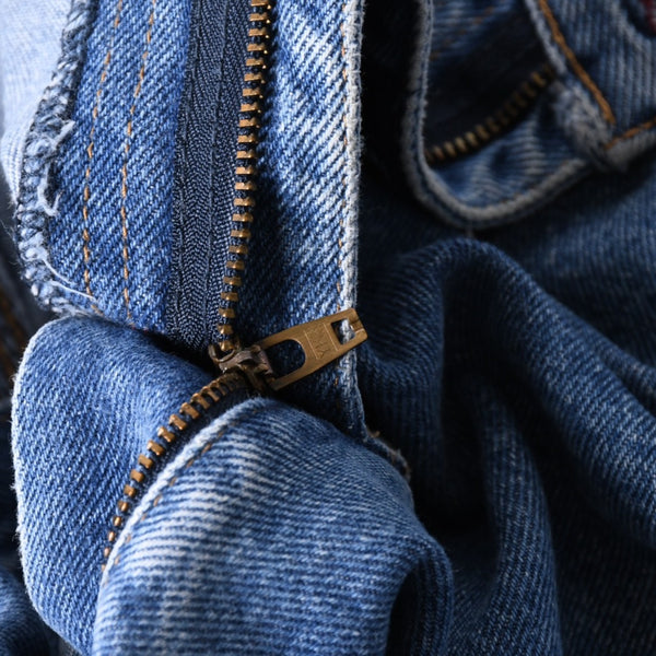 WU WEAR ウーウェア バギーデニムショーツ CUT# 541 インディゴ バギーフィット ルーズ 38サイズ シルバー金具 美品 中古 4a006296
