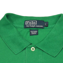 画像をギャラリービューアに読み込む, POLO RALPH LAUREN ポロ ラルフローレン ポロシャツ 襟付き グリーン サイズ L コットン 美品 中古 4a006298