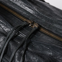 将图片加载到图库查看器中。 極美品 BALENCIAGA バレンシアガ ザ・シティ 115748 ブラック レザー ブロンズ金具 2WAY ハンドバッグ ショルダーバッグ 中古 4a006503