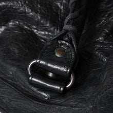 将图片加载到图库查看器中。 極美品 BALENCIAGA バレンシアガ ザ・シティ 115748 ブラック レザー ブロンズ金具 2WAY ハンドバッグ ショルダーバッグ 中古 4a006503