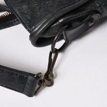 将图片加载到图库查看器中。 極美品 BALENCIAGA バレンシアガ ザ・シティ 115748 ブラック レザー ブロンズ金具 2WAY ハンドバッグ ショルダーバッグ 中古 4a006503