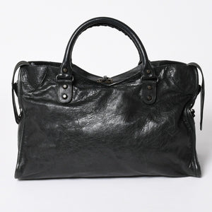 極美品 BALENCIAGA バレンシアガ バッグ ザ シティ 2WAY バッグ ブラック ハンドバッグ ショルダーバッグ 115748 中古 4a006502