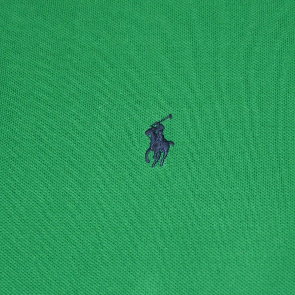 POLO RALPH LAUREN ポロ ラルフローレン ポロシャツ 襟付き グリーン サイズ L コットン 美品 中古 4a006298