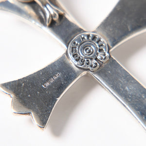 CHROME HEARTS クロムハーツ CH CRS LG & No5 DGGR ラージクロス #5ダガー キーリング 重量約55.07g 美品 中古 4a006326