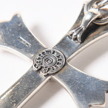 画像をギャラリービューアに読み込む, CHROME HEARTS クロムハーツ CH CRS LG &amp; No5 DGGR ラージクロス #5ダガー キーリング 重量約55.07g 美品 中古 4a006326