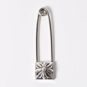 極美品 CHROME HEARTS クロムハーツ SAFETY PIN XL セーフティピン XL 重量約58.25g 2010/.925刻印 ピラミッド CHプラス 中古 4a006332