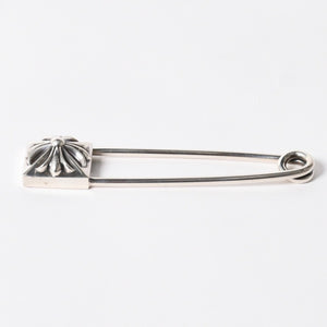 極美品 CHROME HEARTS クロムハーツ SAFETY PIN XL セーフティピン XL 重量約58.25g 2010/.925刻印 ピラミッド CHプラス 中古 4a006332