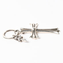 画像をギャラリービューアに読み込む, CHROME HEARTS クロムハーツ CH CRS LG &amp; No5 DGGR ラージクロス #5ダガー キーリング 重量約55.07g 美品 中古 4a006326