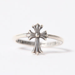 極美品 CHROME HEARTS クロムハーツ BUBBLGM CH CRS バブルガム CHクロスリング 指輪 重量約1.73g サイズ7号 シルバー925 中古 4a006261